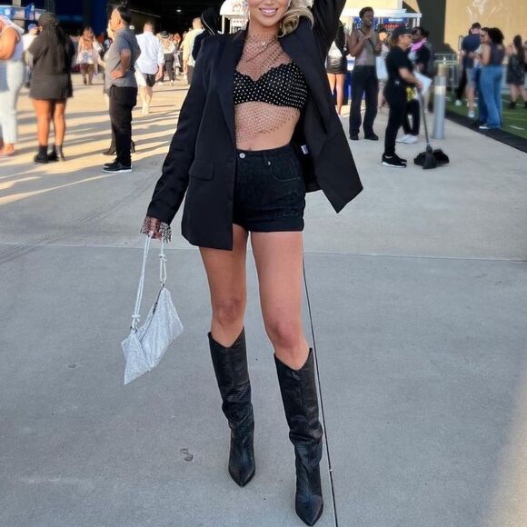 Silver rhinestone bag - Picture 1 of 6